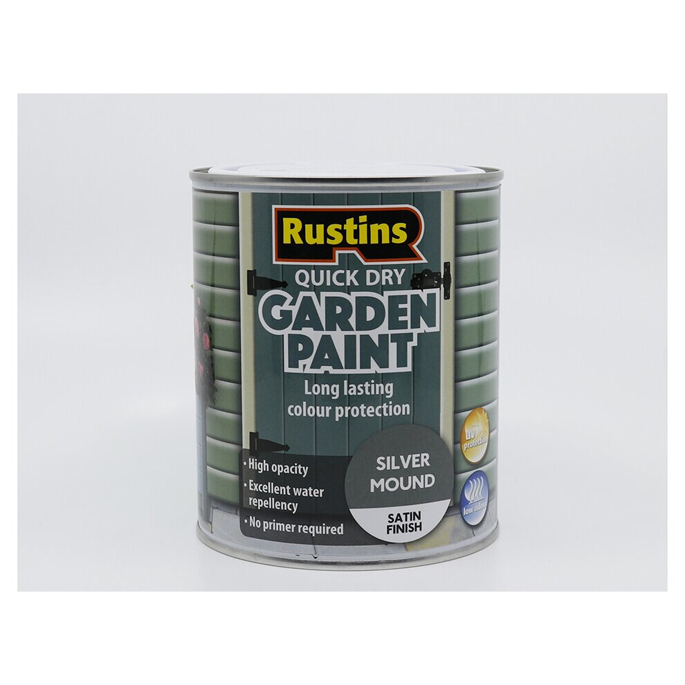 Rustins Garden Paint Silver Mound 750ml GAPSM750