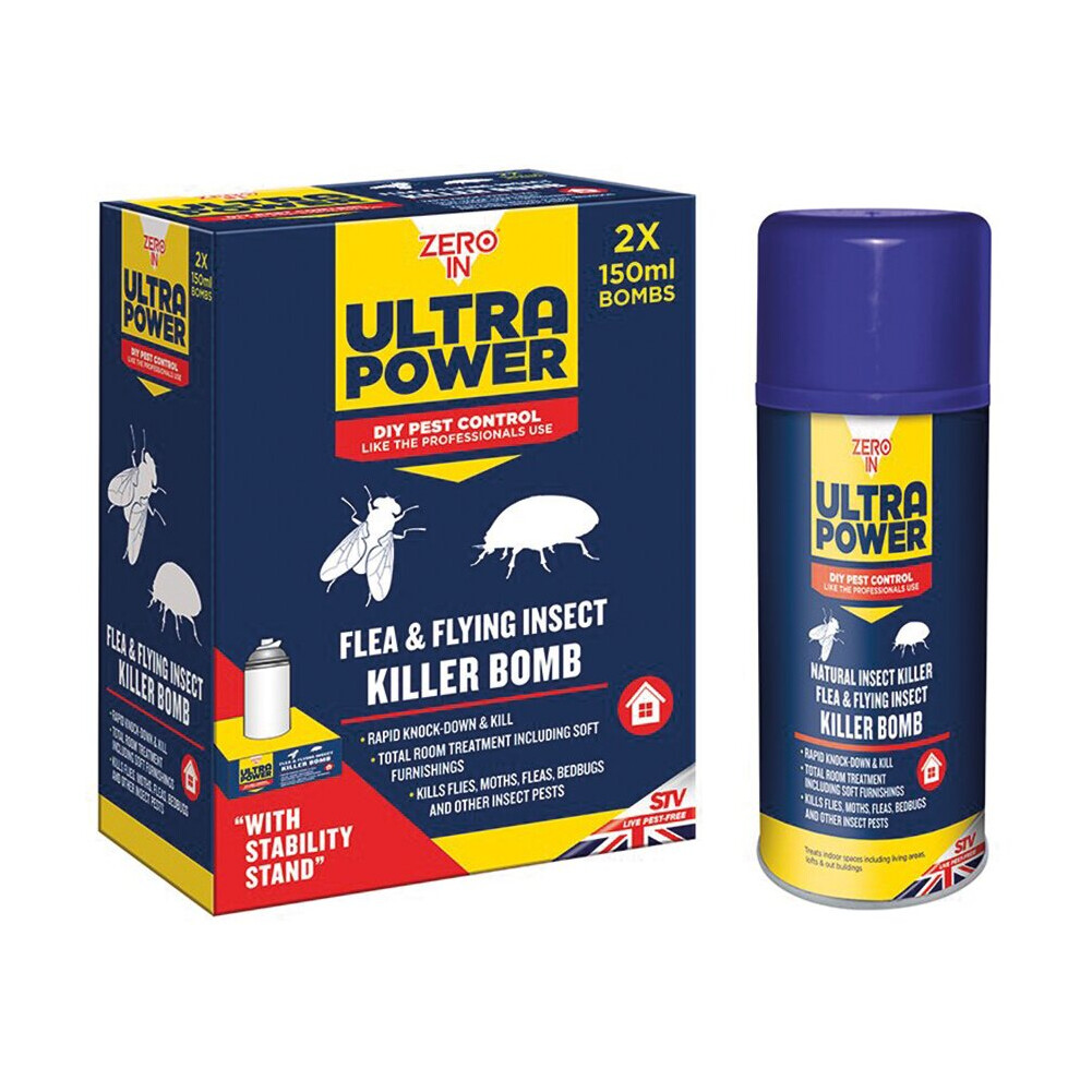 STV Natural Insect Kill Bomb 150ml x 2 ZER560