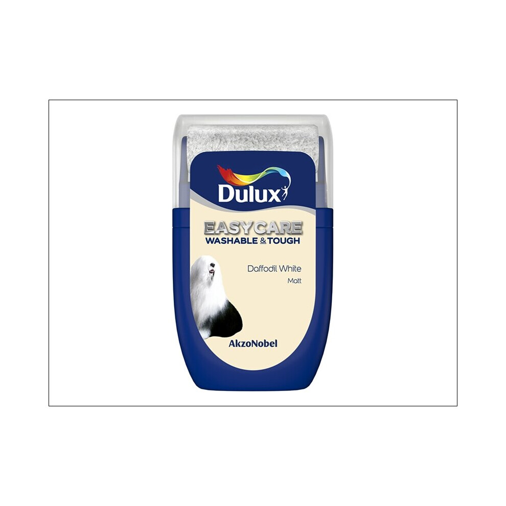 Dulux Easycare Matt Tester Daffodil White 30Ml