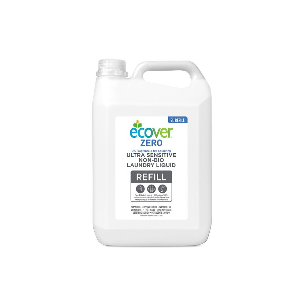 Ecover Zero Non Bio Laundry Liquid 5L 4004387