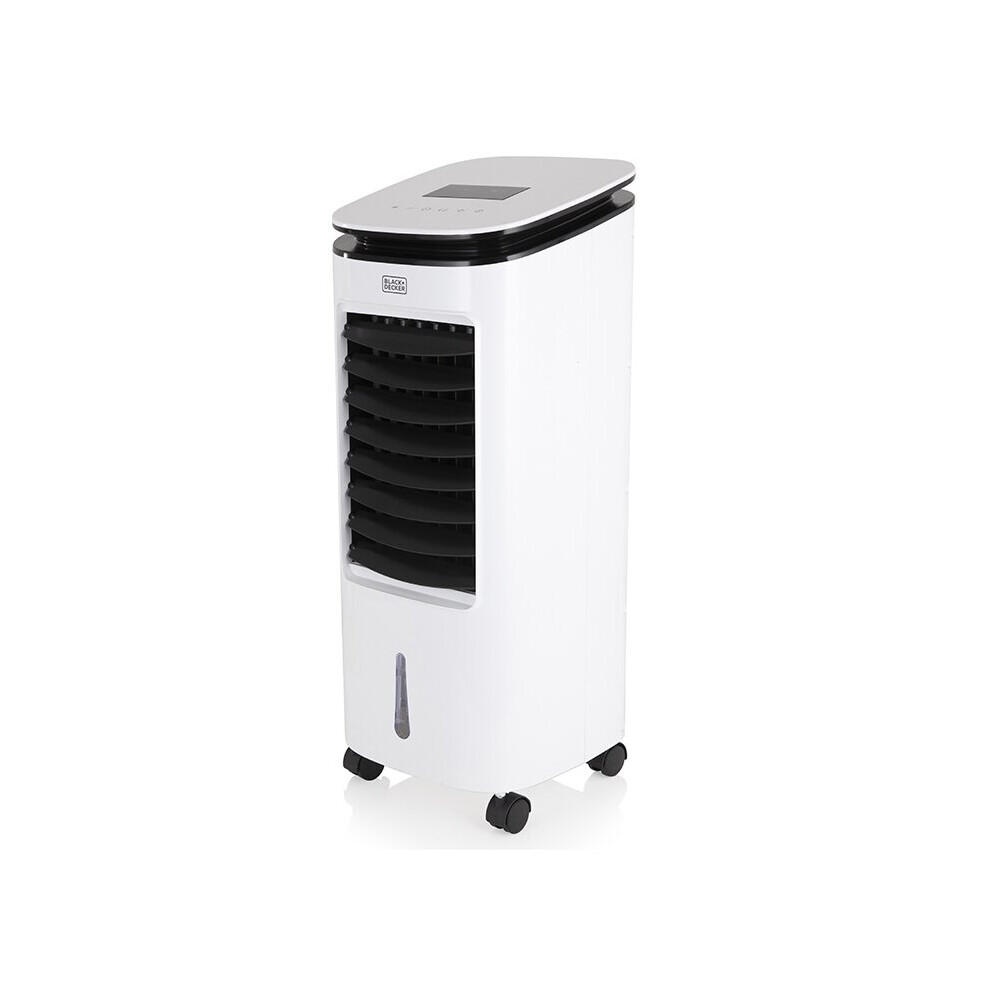 BLACK+DECKER BXAC65002GB Digital Air Cooler, 3 Speed, 7L Water Tank, LED Display, 7.5 Hour Timer, Remote Control 65 W, White