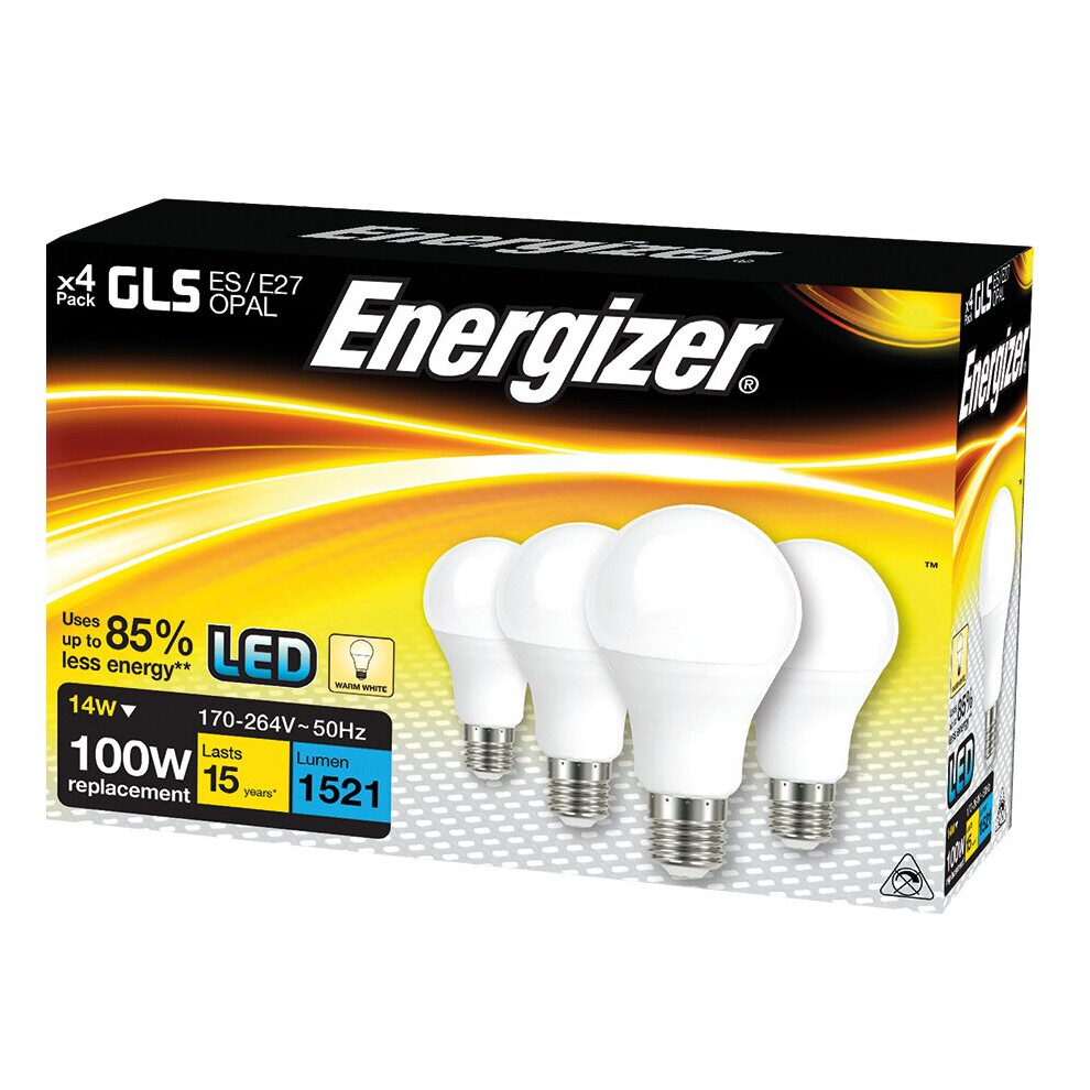 Eveready Energizer GLS LED 1500 Lumen E27 x 4 S14424