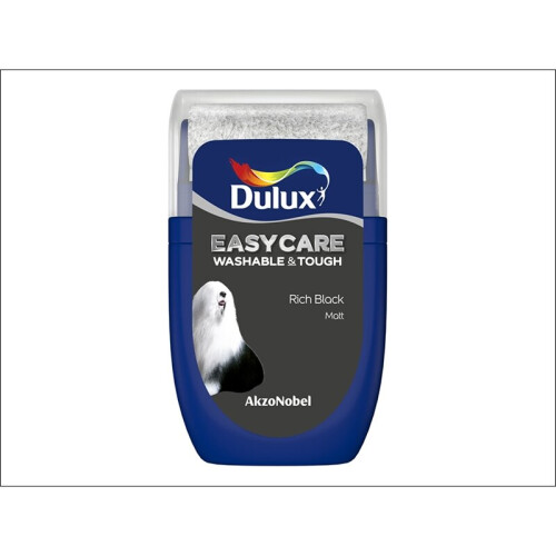Dulux Dulux Easycare Matt Tester Rich Black 30Ml