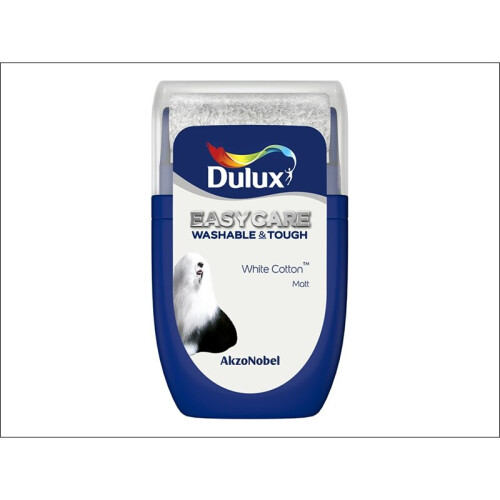 Dulux Dulux Easycare Matt Tester White Cotton 30Ml