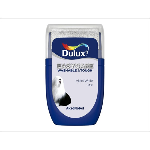 Dulux Dulux Easycare Matt Tester Violet White 30Ml