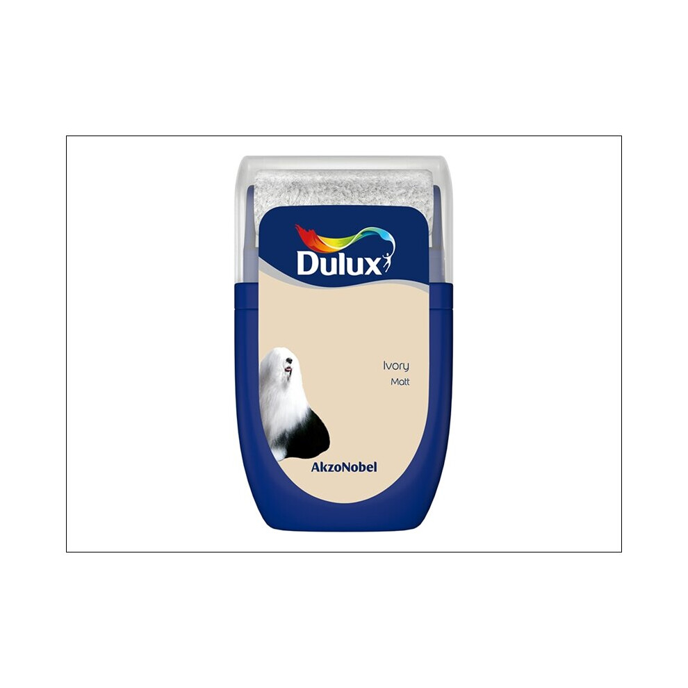 Dulux Emulsion Tester Ivory 30Ml White