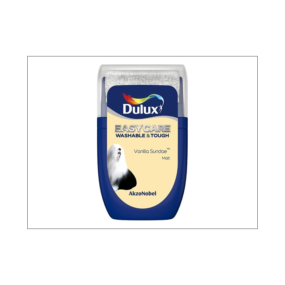 Dulux Easycare Matt Tester Vanilla Sundae 30Ml