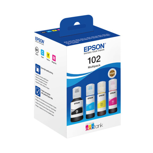 Epson Epson Tintenpatrone PACK ECOTANK 102 4 FARBEN