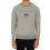 (S) GANT SHIELD Mens Sweatshirt Crew Neck Long Sleeve Pullover Jumper Grey Melange 1