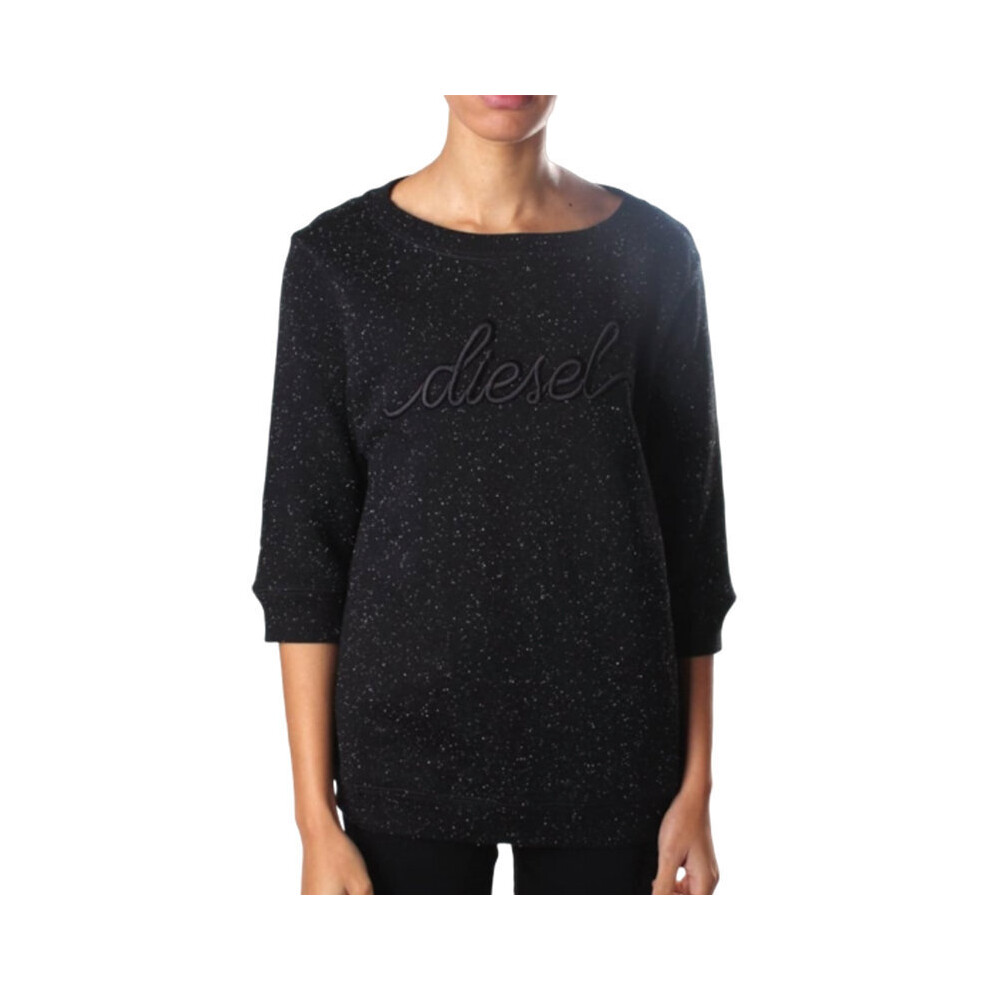 Diesel (S) F Radys 3D Gamd Womens Sweatshirt Embroidered Black