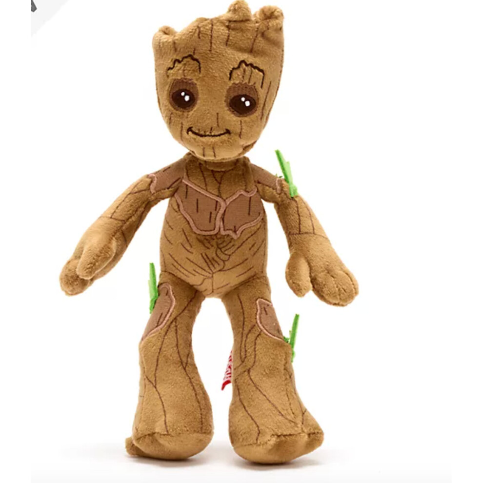 Disney Soft Toy GROOT Mini Brown Bean Bag Plush Guardian of the Galaxy