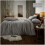 supersoft teddy duvet set in silver size KING with pillow cases 1