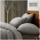 supersoft teddy duvet set in silver size KING with pillow cases 2