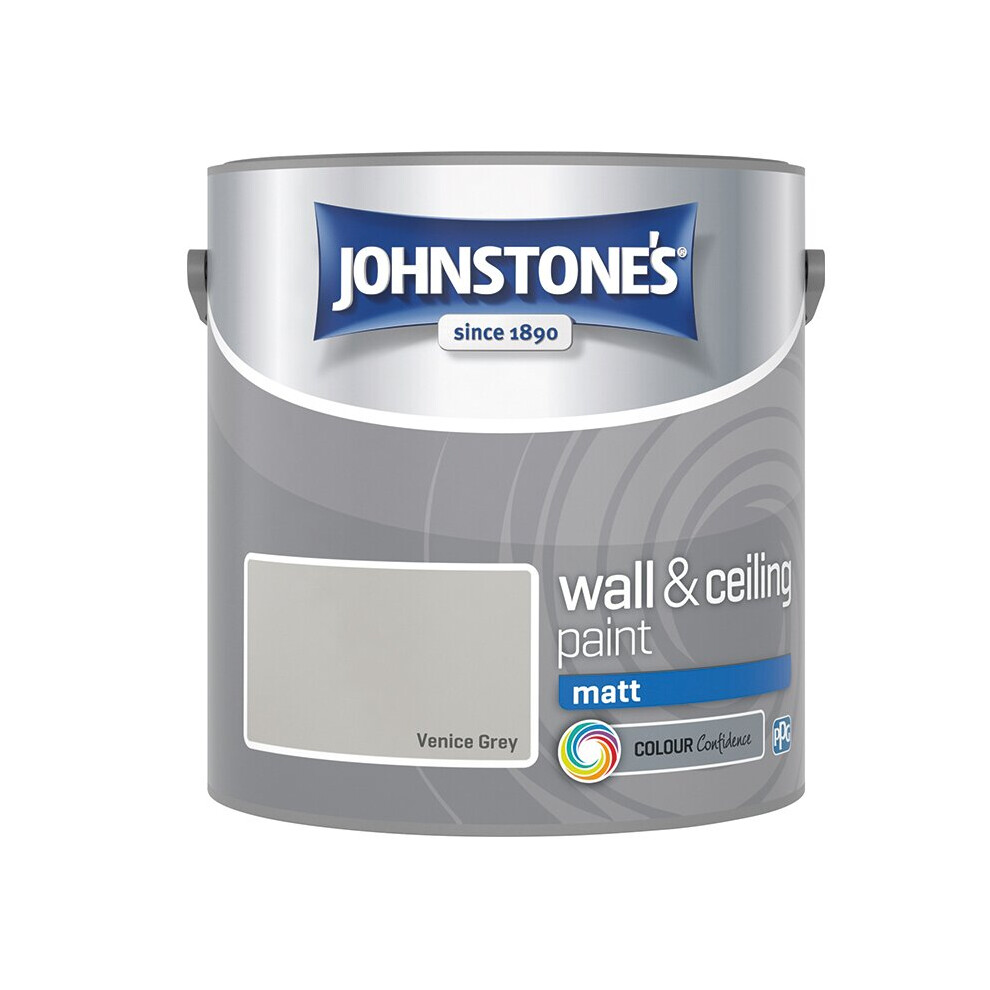 Johnstone's Paint Matt Venice 2.5L N Grey
