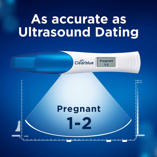 Clearblue Digital Pregnancy Test with Weeks Indicator Unmistakably Over 99% 1