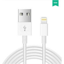 (1M iPhone Cable) Mains 3 Pin UK Plug 2 AMP Dual 2 Port USB Adaptor Wall Charger Charging Phones