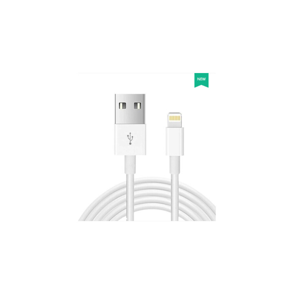 (1M Iphone Cable) Mains 3 Pin Uk Plug 2 Amp Dual 2 Port Usb Adaptor Wall Charger Charging Phones 5060820564132