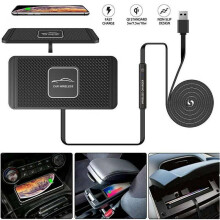 QI Wireless Car Phone Fast Charger Charging Pad Mat iPhone Samsung Universal