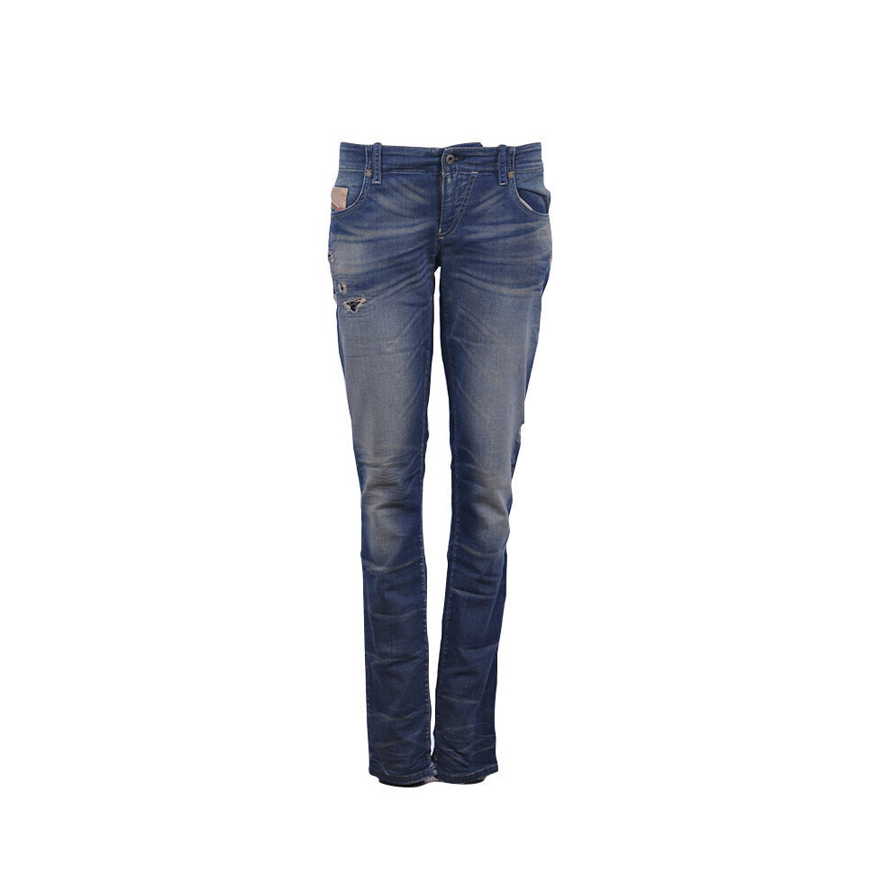 Diesel (W23 L31) Grupee Ne 0604N Womens Jeans Denim Sweat Jogg Pants Casual Ladies Trouser Blue