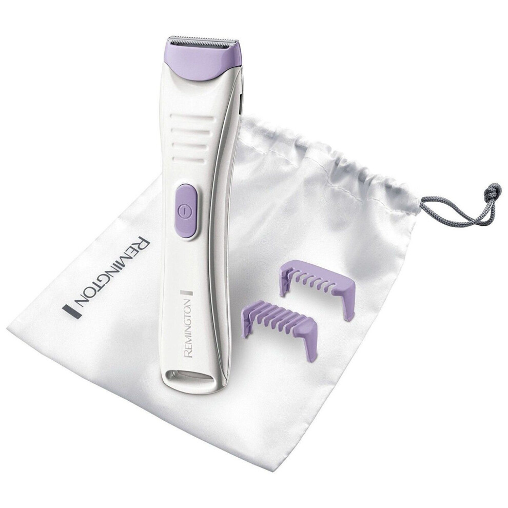 Remington Smooth & Silky Precision Groomer & Shaver, White, BKT4000