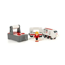 BRIO World Remote Control Travel Train for Kids Age 3 Years and Up, Compatible with all BRIO Train Sets