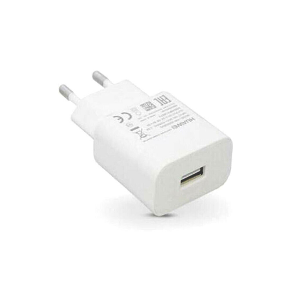 (Adapter Only) Genuine Huawei 2 Pin 2 Amp Mains Quick Charger HW-059200EHQ And USB Type-C Data Cable HL 1289