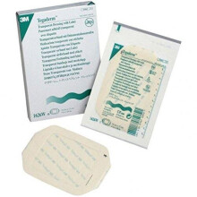 3M Tegaderm Transparent Film Dressing, 10 cm x 12 cm, Pack of 10 – Clear, Flexible Wound Cover