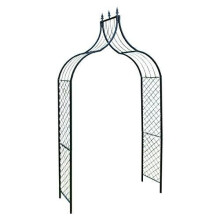 Selections Versailles Metal Decorative Garden Arch with Ground Spikes