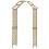 Selections Wooden Garden Arch with Curved Top (Tan) 1