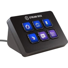 Corsair Elgato Stream Deck Mini - Controlador de transmissão ao vivo com seis teclas LCD personalizáveis, para Windows 1