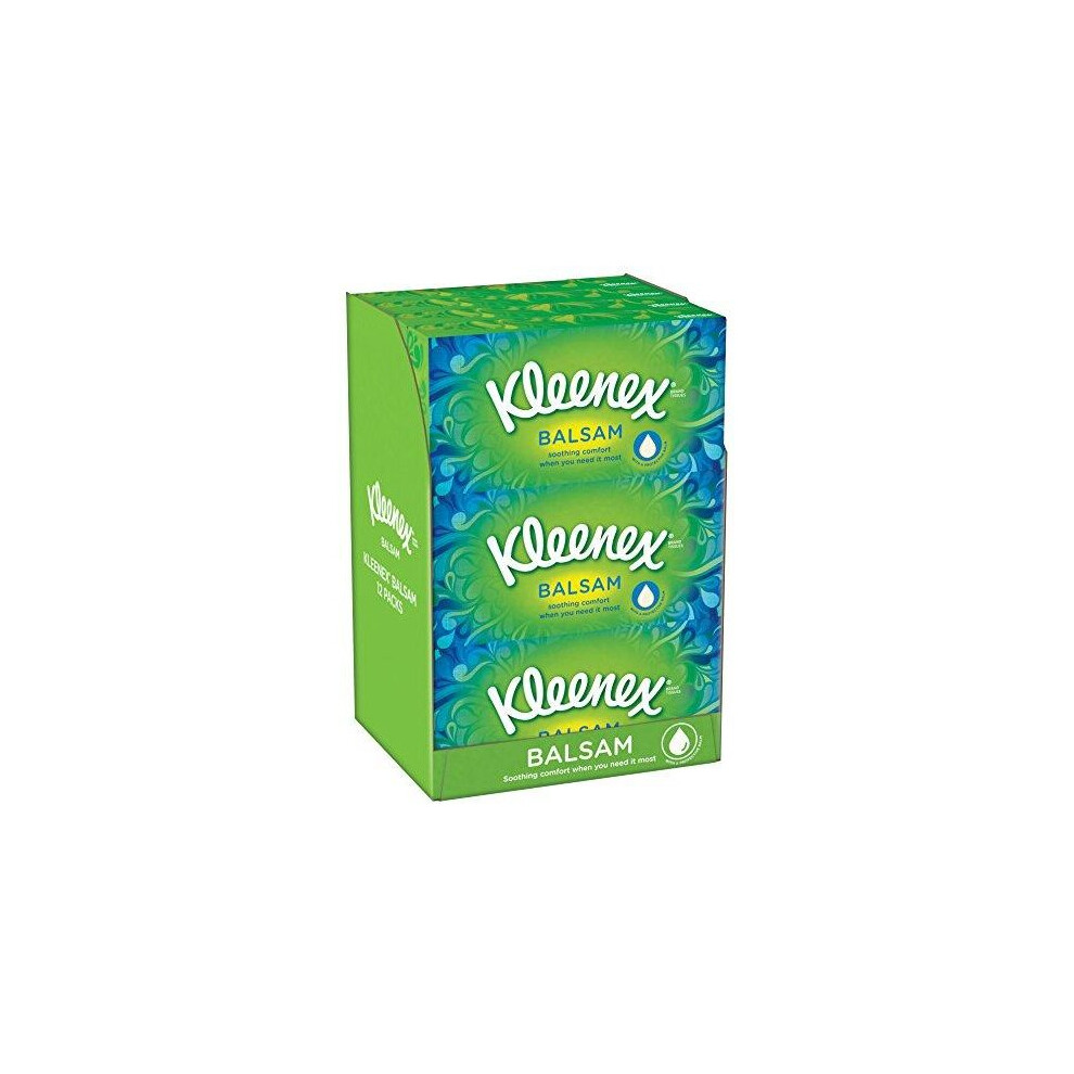 Kleenex Balsam Tissues - Pack of 12