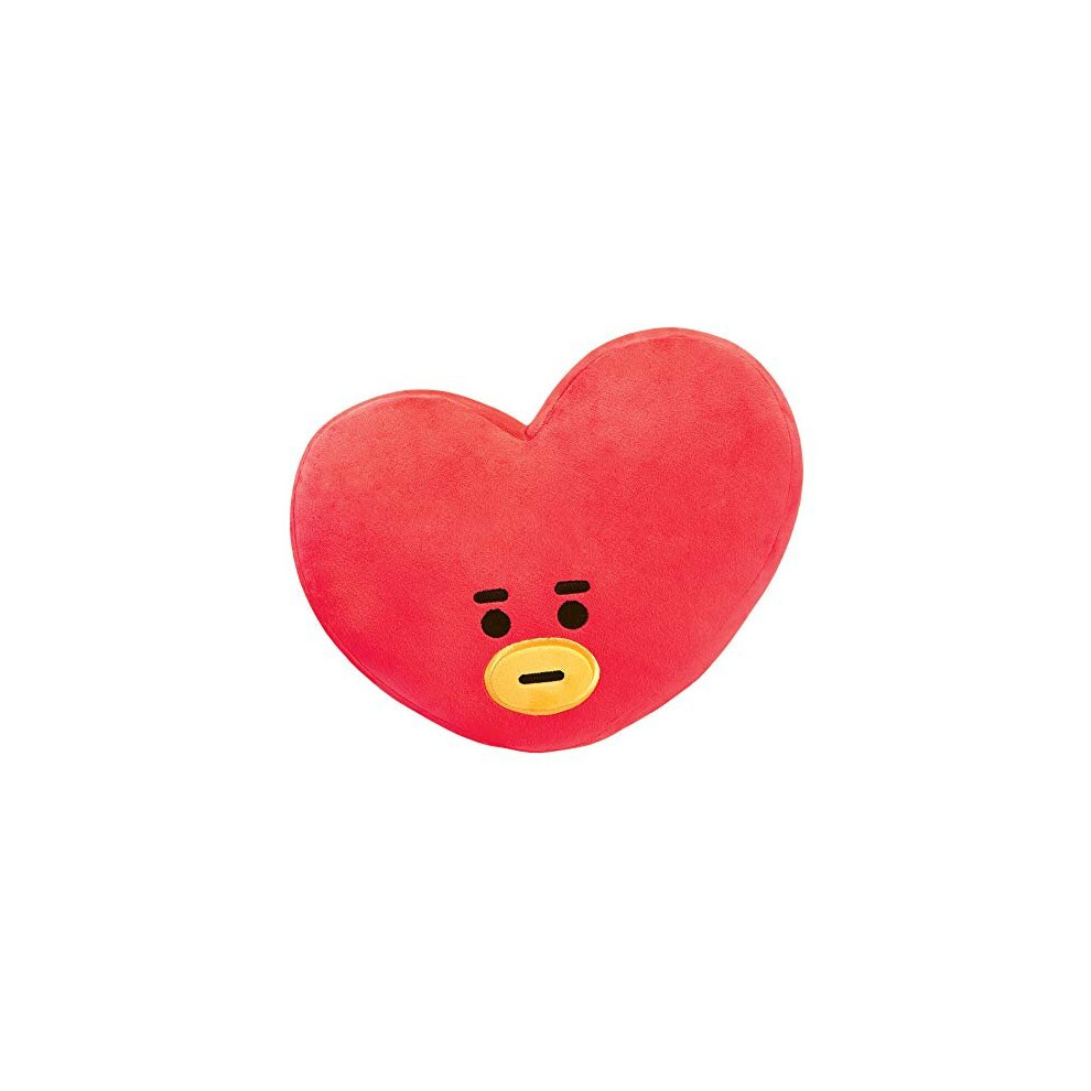 BT21 Official Merchandise, TATA Plush Cushion, 61343, Blue and Red