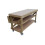 (5ft, Standard Legs) Wooden MDF Top Workbench Double Shelf With Extendable Working Surface To 3ft Depth 5