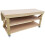 (5ft, Standard Legs) Wooden MDF Top Workbench Double Shelf With Extendable Working Surface To 3ft Depth 7