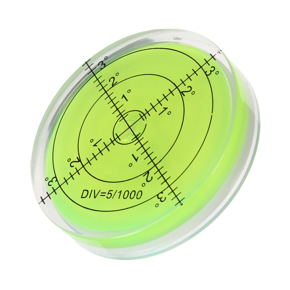 60Mm Large Spirit Bubble Level Degree Mark Surface Circular Measuring Bulls Eyes 4151093683154