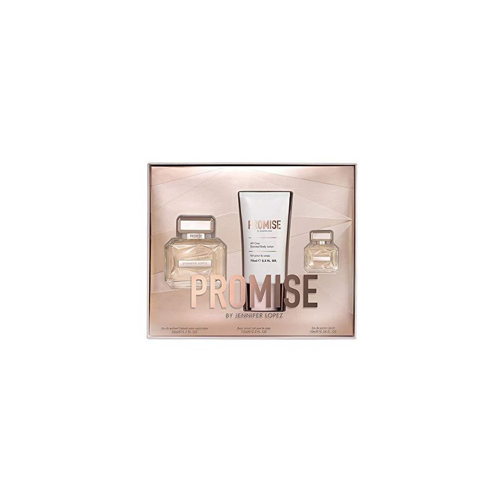 Jennifer Lopez Promise Gift Set 50Ml Edp, 75Ml Body Lotion & 10Ml Mini