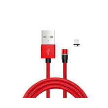 Dot Magnetic Data Line 3 In 1 360 Grad Blind Magnetic Circular Magnetic Charging Line für Android-Rot