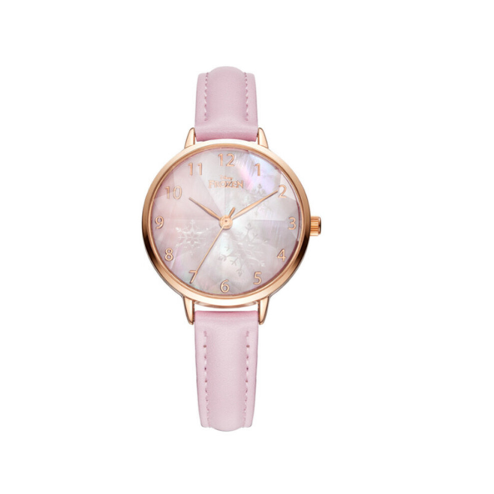 Montre à Quartz Simple Mitsubishi Miroir Montre étanche Tendance de la Mode Montre de Mode pour Femme-Rose