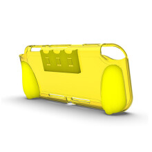 Griffige Hülle für Switch Lite, TPU-Schutzhülle, tragbares Zubehör, kompatibel mit Switch Lite, Gelb