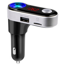 BC09B Hands Free 5V/2.1A USB Car Charger bluetooth Car Kit FM Transimittervs MP3 Music Player