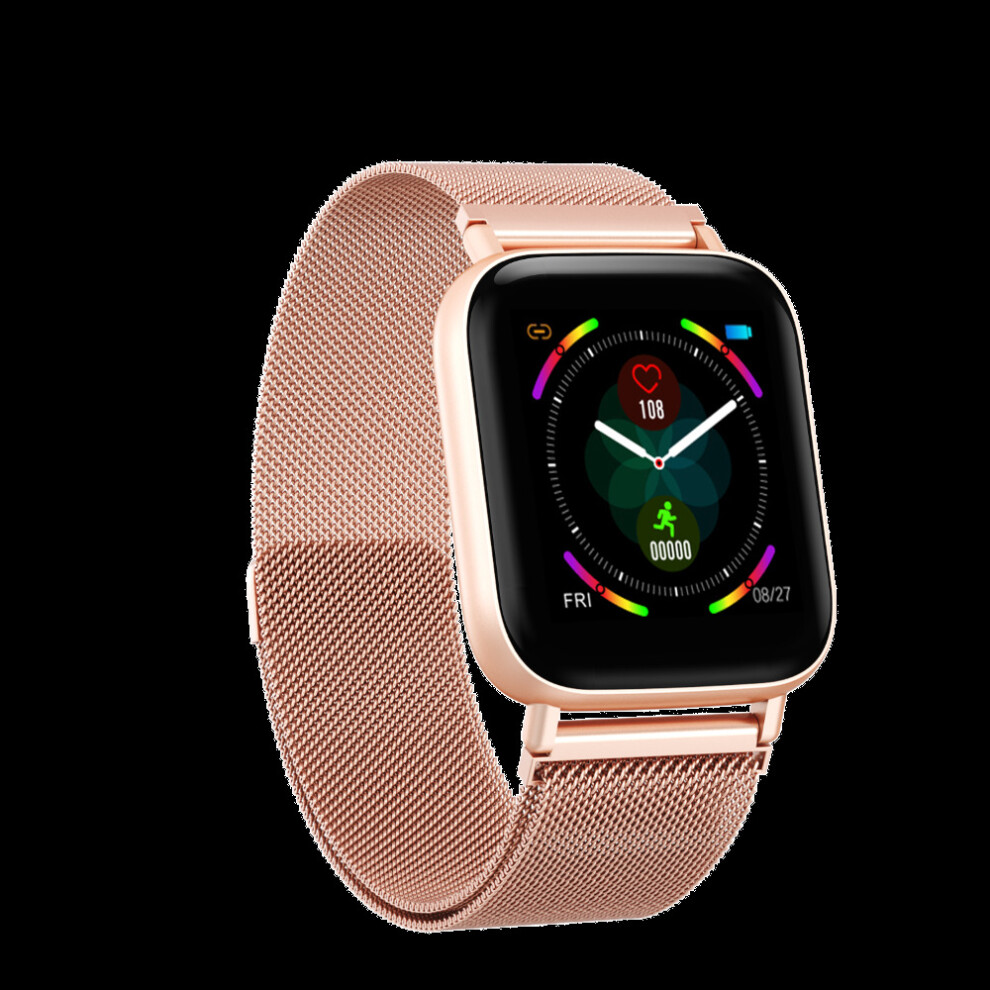 Q10 1.3 Inch Full Touch Screen Fitness Tracker Ip67 Music Camera Control Long Standby Blood Oxygen Monitor Smart Watch Multicoloured 869692639482