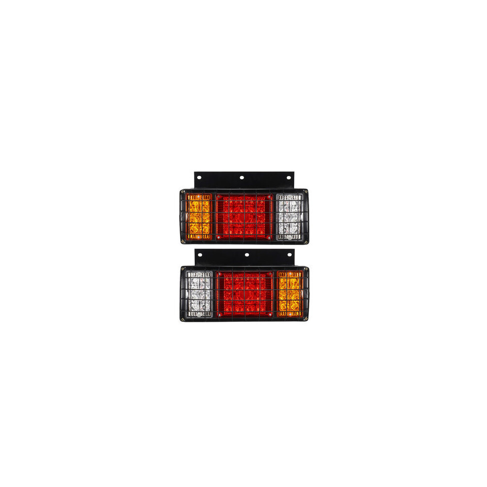 2Pcs Led Tail Brake Lights Rear Turn Lamp For 24V Trailer Truck Caravans Boat 4191026596212