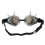 Retro Glasses Riding Gothic Goggles Windshield Double Layer Sunglasses 2