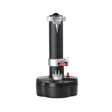 Multifunktionale Schälmaschine Haushaltsschälmaschine Kartoffel Apfel Elektrischer Obstschäler Messer Obstschäler-Schwarz