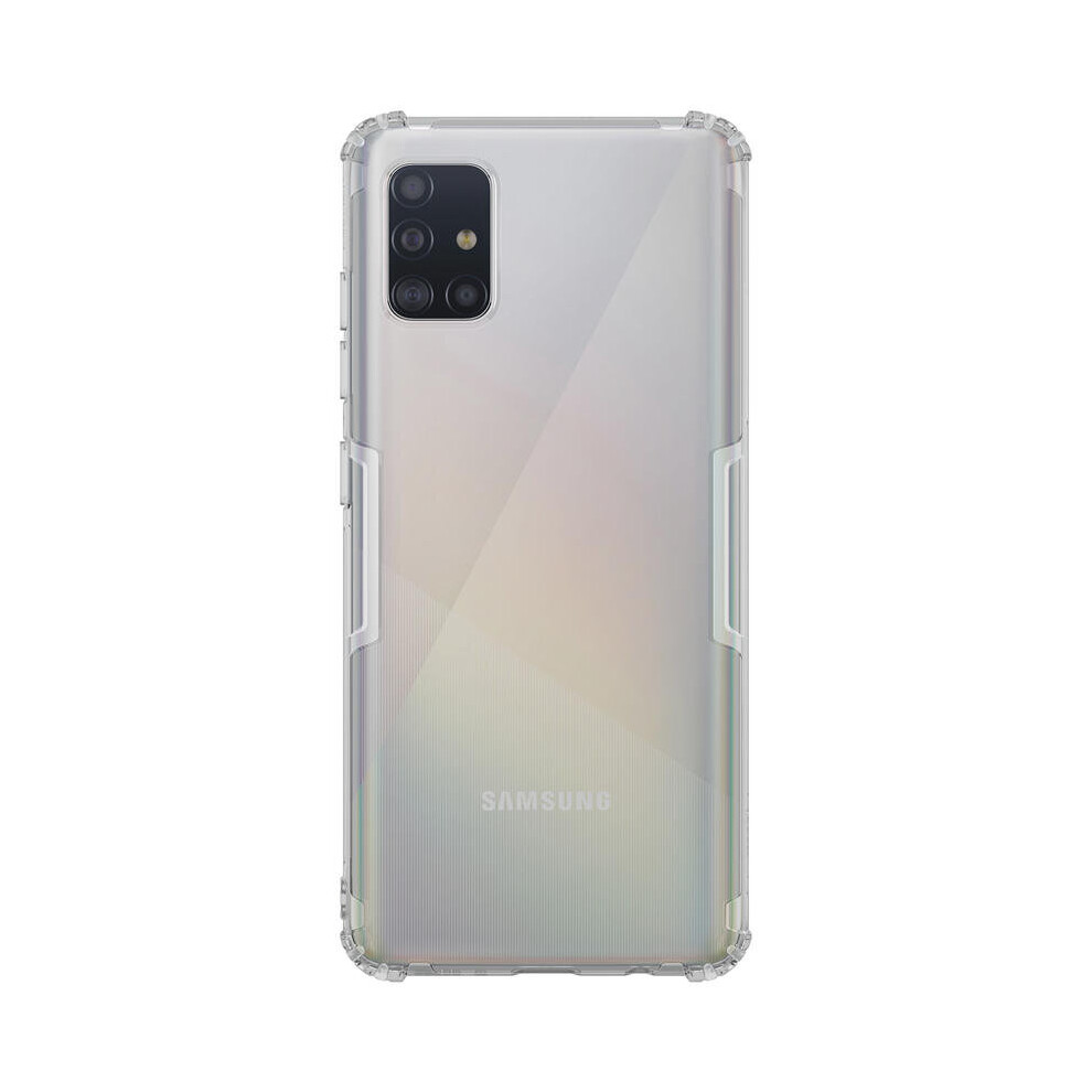 Bumpers Crystal Clear Transparent Shockproof Soft Tpu Protective Case For Samsung Galaxy A51 Color Gray 7082497851481