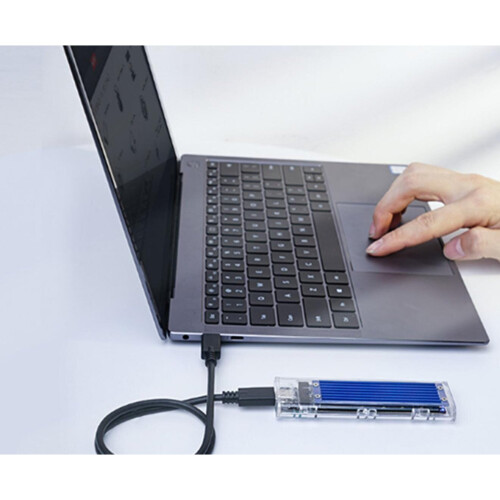 Notebook NVME zu TYPE-C Mobile Festplattenbox TYPE-C Solid State SSD Externe USB3.1 Box-Blau 2