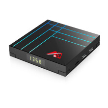 Boîtier TV A10 RK3318 2 Go de RAM 16 Go ROM 2,4 G Android 9.0 4K VP9 H.265