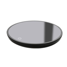 Smart Warm Coaster Elektrischer Teewärmer Smart Coffee Warmer Induktions-Wasserdichter Tassenwärmer für den Einsatz im Büro-Schreibtisch-Schwarz