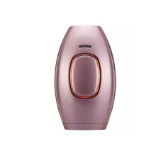 5-stufiges tragbares Laser-IPL-Entfernungsgerät für Gesicht und Körper, Rasier- und Epilierer-Set, Pink