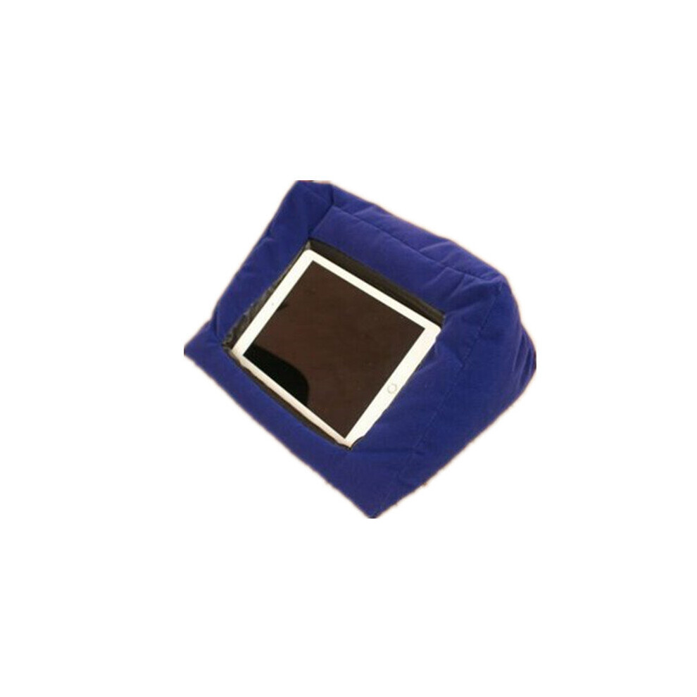 Blue Foldable Laptop Tablet Pillow Holder Rest Reading Cushion Pad For Tablet Ipad Books Magazines Color